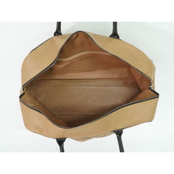 Authentic Chanel Logo Matelasse Boston Bag Handbag Caviar Skin Leather Pink - Picture 7 of 9